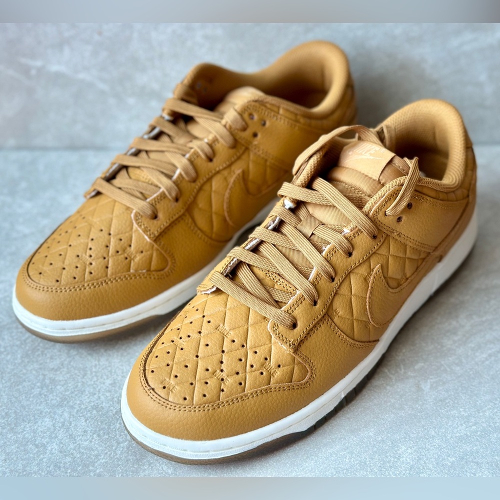 Nike Dunk Low Quilted wheat - Picture 4 of 9